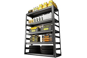 SNTD Heavy Duty Metal Utility Shelves for Garage, Workshop, Basement, Home Office (35.6 inch)