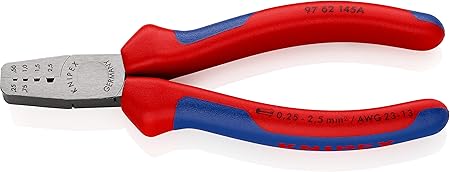 Knipex 97 62 145 A Pince A Sertir Pour Embouts De Cable Avec Gaines Bi Matiere 145 Mm Amazon Fr Bricolage