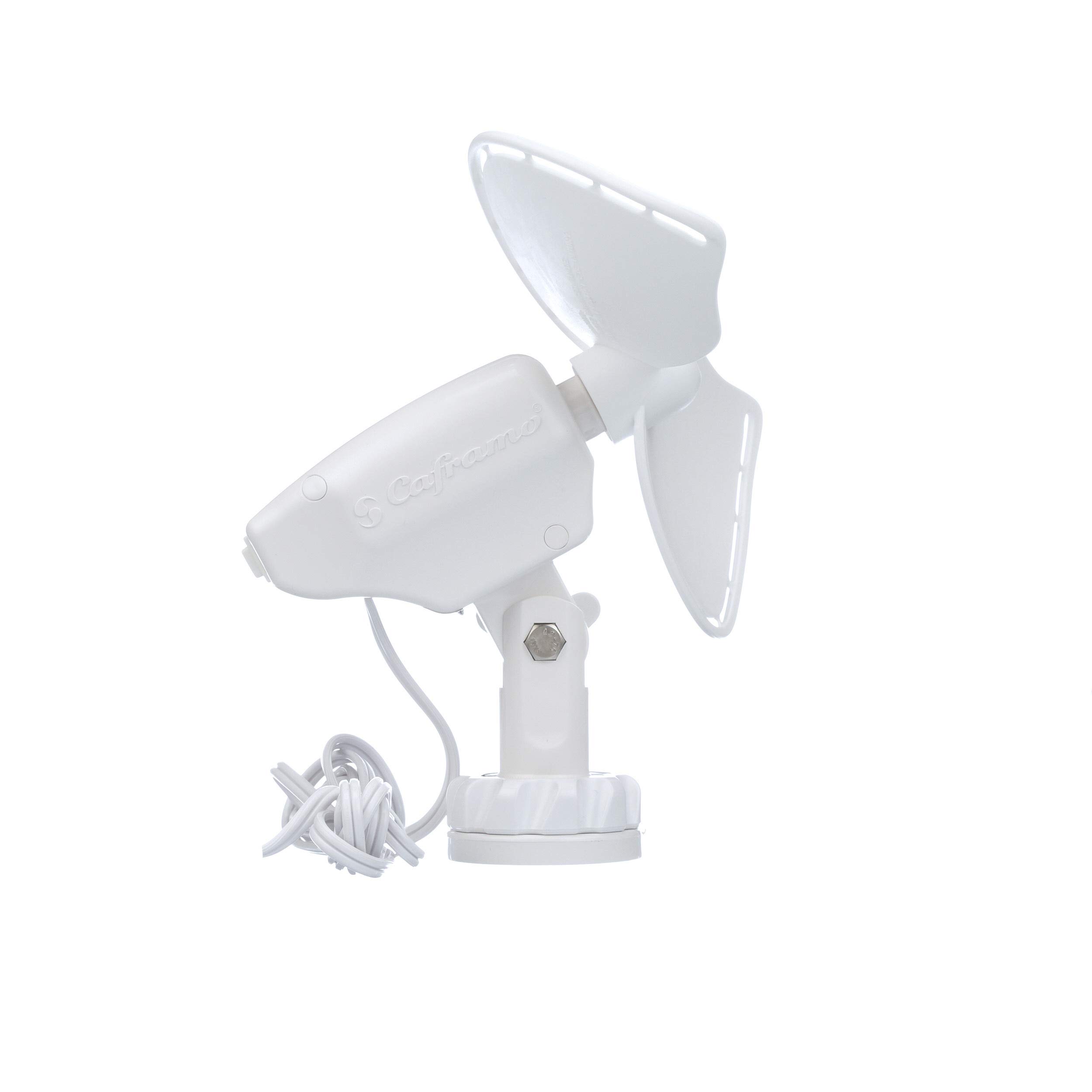 Caframo Ultimate. 12V Lighter Plug Fan for Boats and Campers. Easy to Clean. White, 5.25