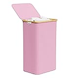 SpaceAid Laundry Hamper with Lid, 110L Large Tall