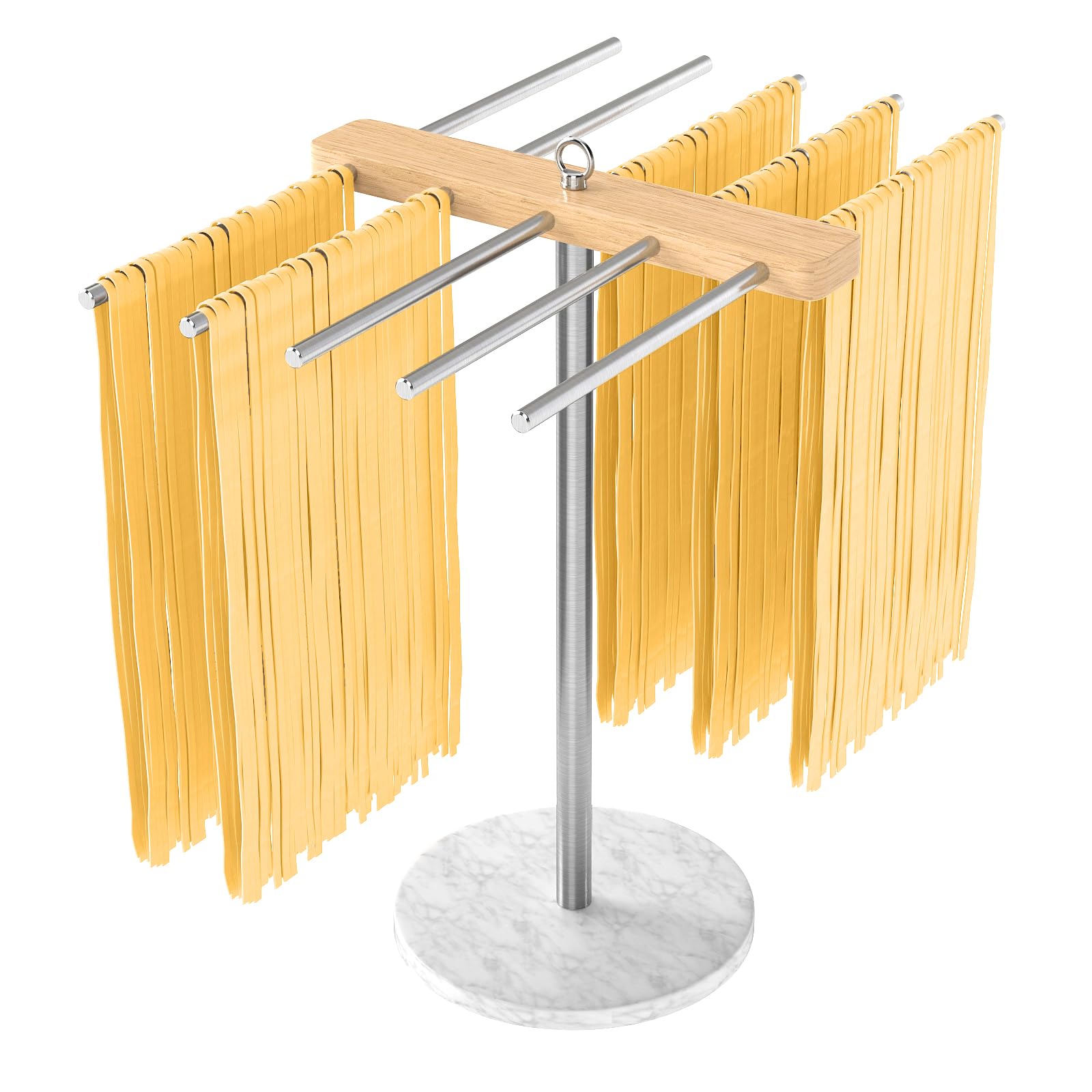 Photo 1 of Pasta Drying Rack, Large Noodle Drying Rack with Stable Marble base, Easy to Use and Transfer for Drying Pasta and Cooking.