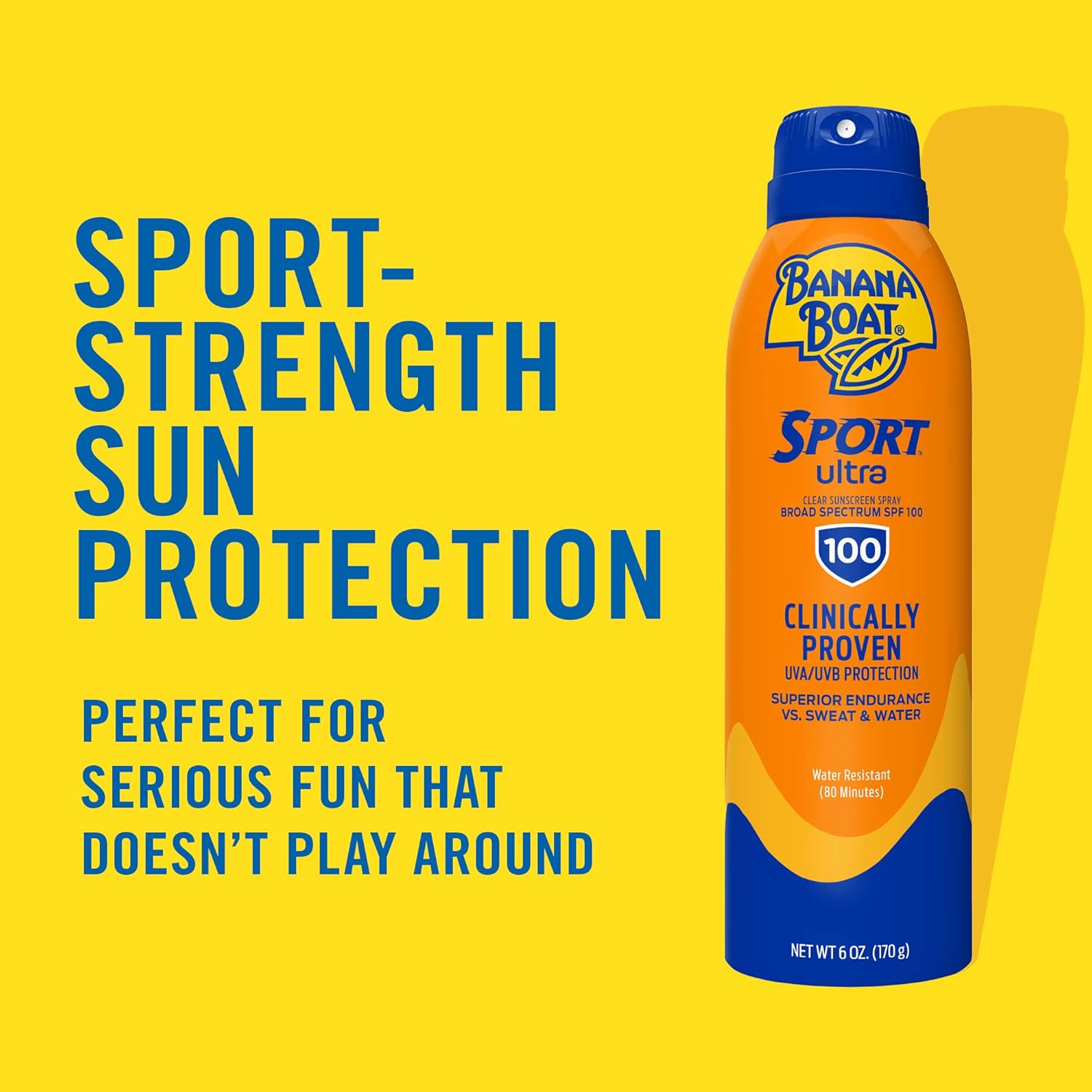 Banana Boat Ultra Sport Sunscreen Spray New Formula Spf 100 6 Ounces 00079656030594 Beauty Amazon Com