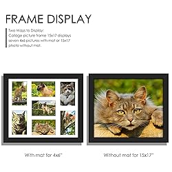 DUENPY 15x17 Collage Picture Frame 4x6 Collage