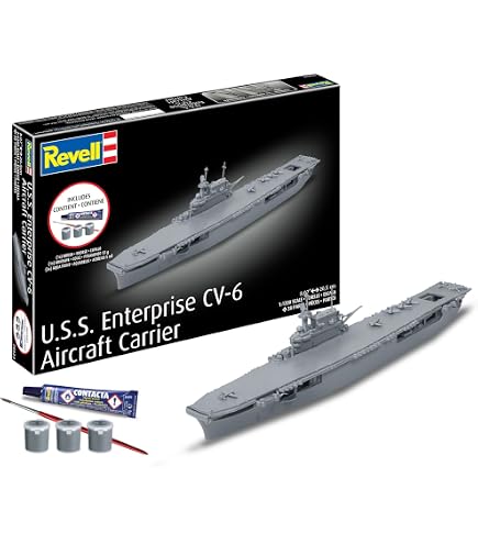 Amazon.com: ACADEMY Models USS Enterprise CV-6 Battle Midway 1/700