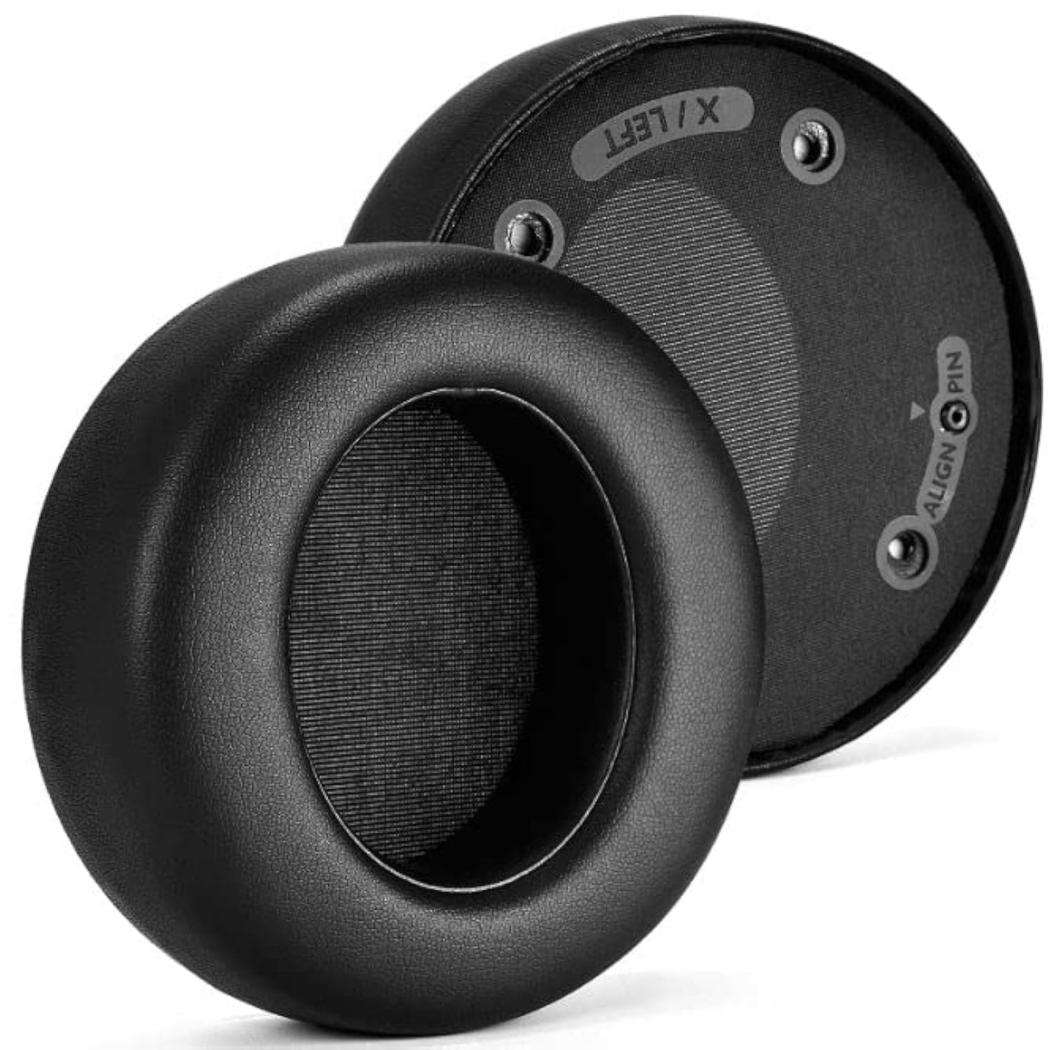 Yaowanguan X2HR Ear Pads Replacement Cushions for Philips Audio Fidelio X2HR X1 Headphones, Protein Leather Memory Foam Black Thicker X2HR X1 Earpads