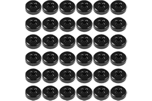 Kisangel 50pcs PC Case Thumb Screws Kit for Side Panel with Short Glass Fasteners, Computer Case Security