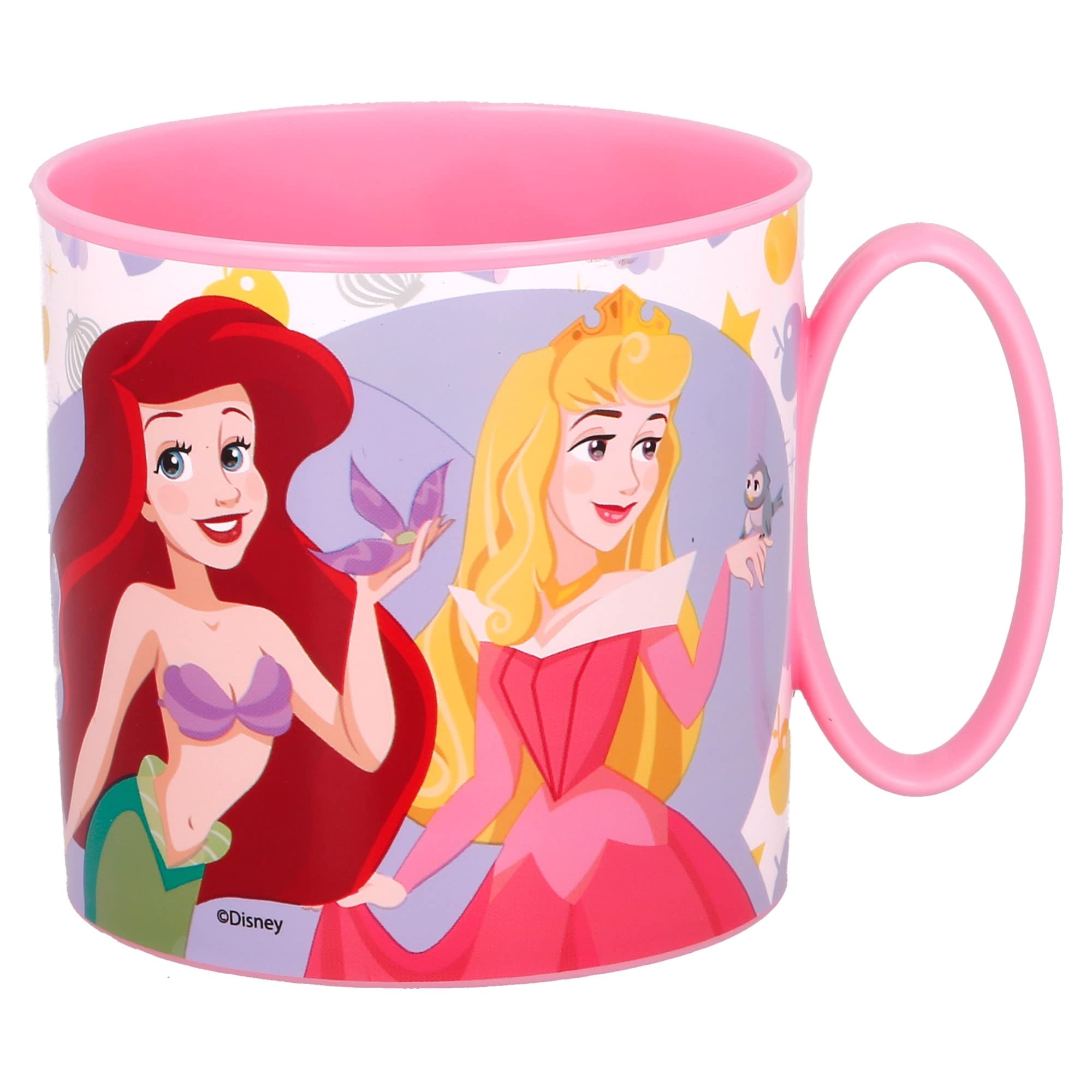 Disney Princess Reusable Plastic Microwave Cup 9oz