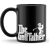Shanker Golf Mug - The Golf Father - Funny Gift for Men - Novelty Gag for Father's Day, Birthday, Grandpa - Joke Ceramic Coffee Mug