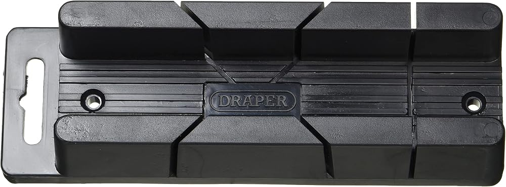 Draper Mini Mitre Block 200mm 45 90 Degree Angle Precision Coving Cutting Box