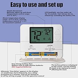 Heagstat Non-Programmable Thermostats for Home
