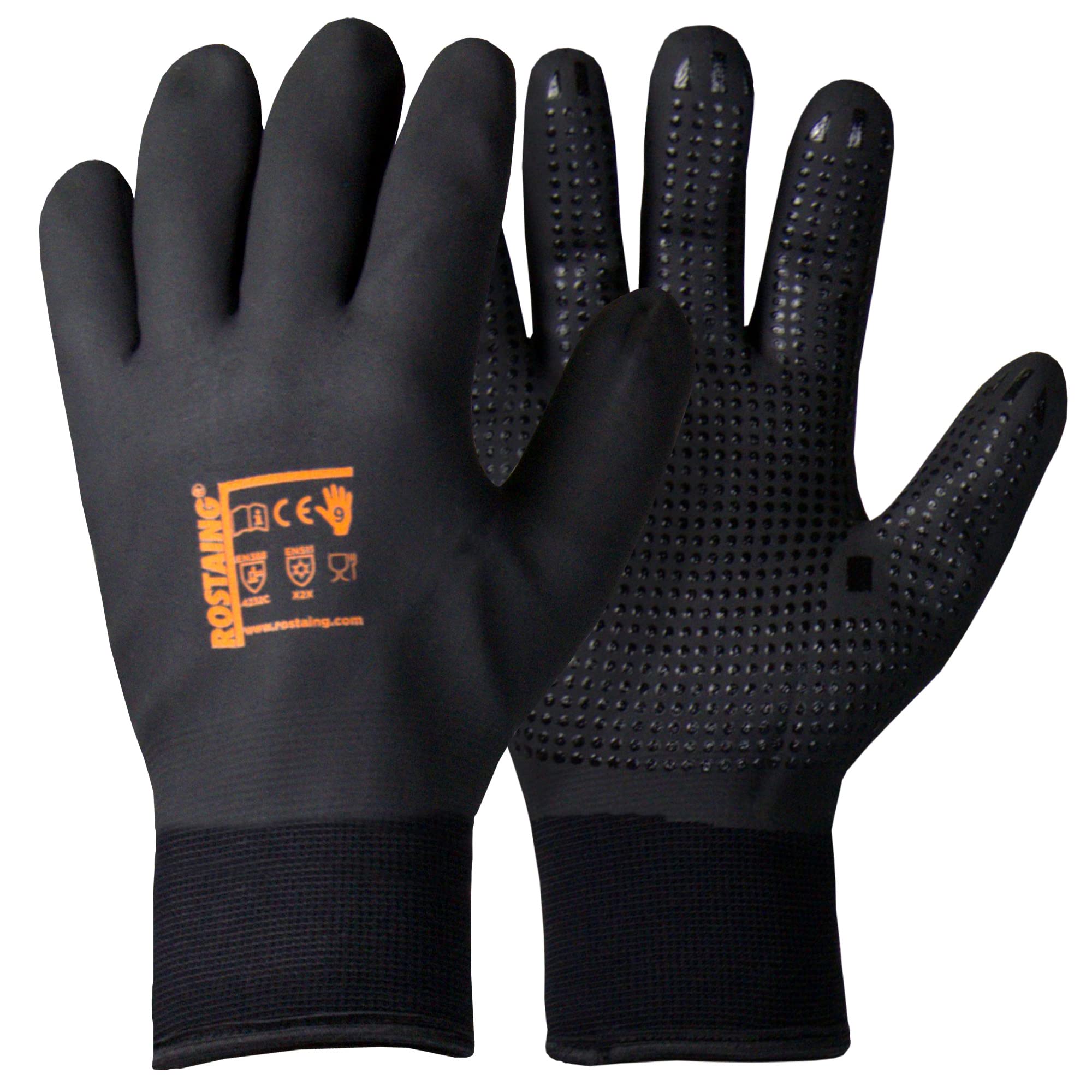 ROSTAING WINTERPRO/IT10 Gloves, Black, 10 Inch