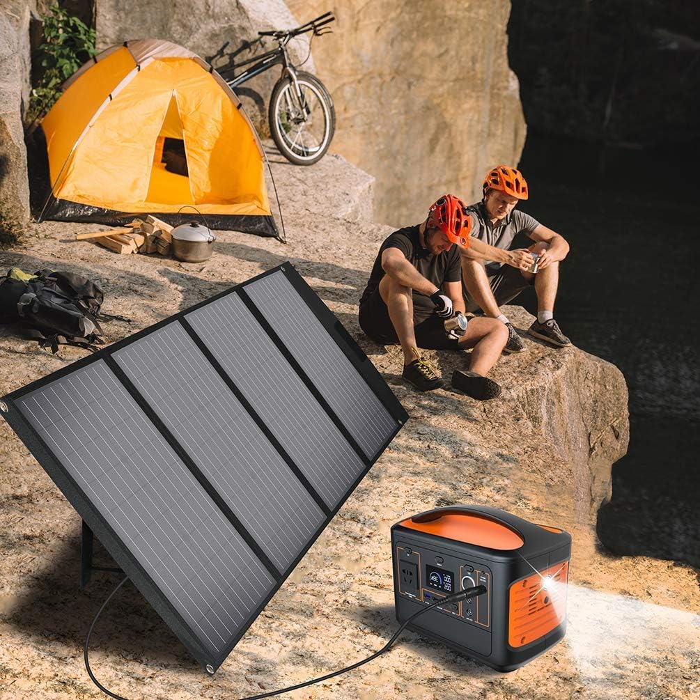 TwelSeavan Solar Panel 120W, Foldable Portable Solar Panel Charger for Jackery/EF ECOFLOW/Goal Zero/Rockpals Power Station, 4 Ports with USB3.0, TypeC for Outdoor Camping RV Phone Laptop Tablet Camera : Electronics