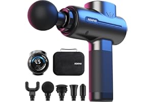 RENPHO Massage Gun, Powerful Massager Gun for Athletes, Percussion Massage Gun, Portable Hand held Electric Massager for Back