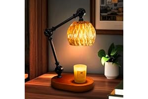YWYWLED Candle Warmer Lamp, Dimmable Wax Melting Warmer with Adjustable Height, Bedroom Living Room Home Decor, Birthday Rela
