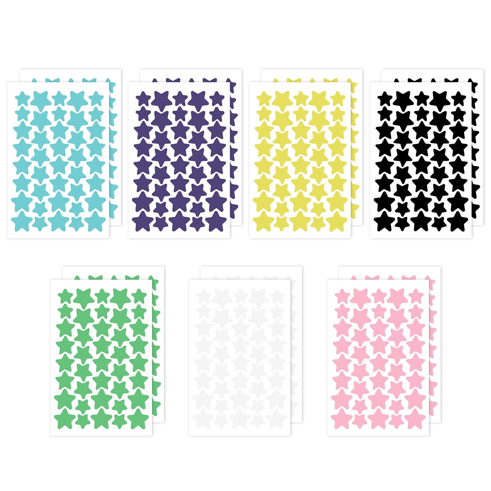 560Pcs Pimple Patches 14Sheets 7 Colors Acne Star Spot Patches Spot Stickers for Face Treatment Absorbing Cover Invisible for Fast Acting Skincare