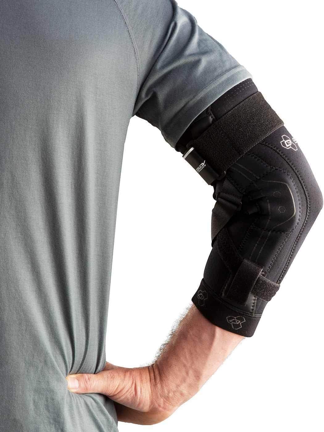 DonJoy Performance Bionic Elbow Brace II - Medium - Maximum Hinged Support for Elbow Hyperextension, UCL, Tommy John Ligament Injury, Dislocated Elbow for Football, Lacrosse, Rugby, Basketball : Beauty