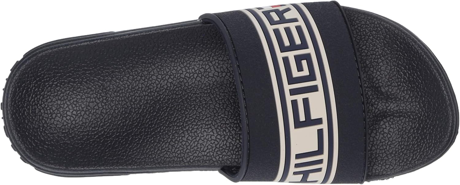  | Tommy Hilfiger Unisex-Child Kids' Geo Logo Slide Athletic Sandal | Sport Sandals