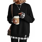 Disamer Womens Sweaters Fall Clothes Fashion 2026 Cowboy Chic Knit Cozy Sweater School Teacher Outfits Long Sleeve Pullover