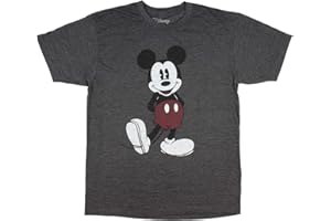 Disney Men's Full Size Mickey Mouse Distressed Look T-Shirt