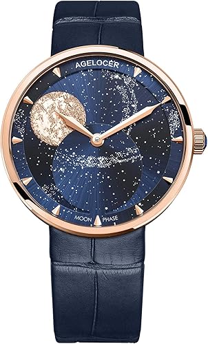 Agelocer Women's Watch Top Brand Blue 