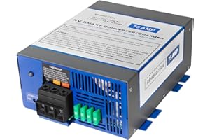 BZCOVAC RV Power Converter 75 Amp for RecPro | Converter & Battery Charger | 4-Stage Smart Charging | 110V/120V AC to 12V DC | 13V to 16.5V Operating Range | Replacement for WFCO WF-9875 & PowerMax PM3 75LK