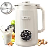 10-in-1 Nut Milk Maker Machine, 40oz Nut Milk Maker, Stainless Steel Lid | Updated 40oz Nut Milk Maker for Almond, Oat, Soy, Juice, Plant Based Milk Maker Blender, 18H Delay/Keep Warm/Self Cleaning