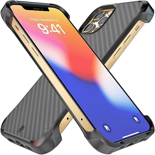 REBEL iPhone 12/12 Pro Case [Flex Series] Exposed Sides for