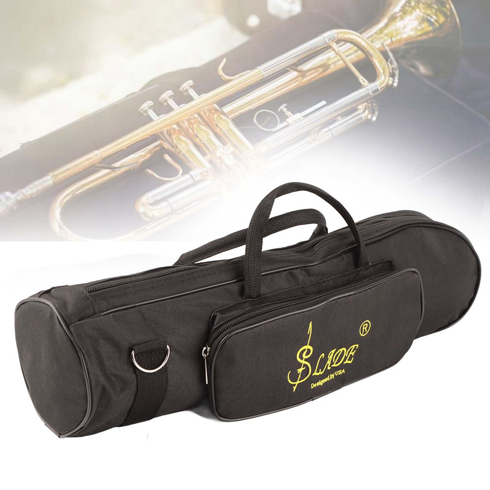 Trumpet Case for Trumpet 53×21×2 Waterproof Trumpet Bag Case Durable Black Oxford Cloth Musical Instrument Accessories