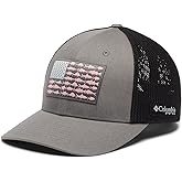 Columbia Unisex PFG Fish Flag Mesh Ball Cap