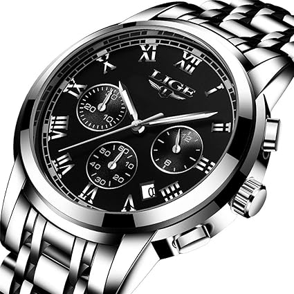 Watch Men Fashion Sport Quartz Clock Mens Watches Top Brand Luxury Full Steel Business Waterproof Watch