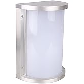 LIT-PaTH LED Bulkhead Light, Exterior Wall Light Fixture, 12.5W, 950 Lumen, 3000K Warm White, Aluminum, Outside Wall Sconce L