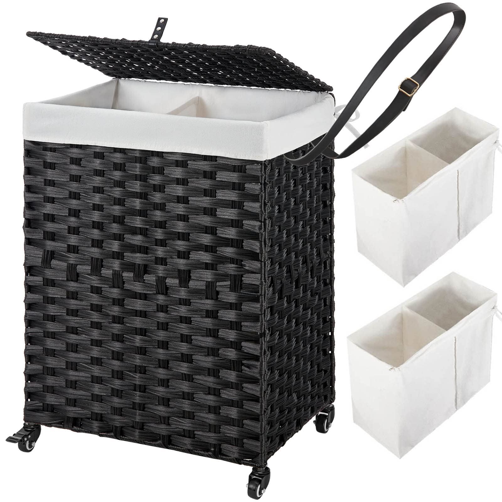Greenstell Laundry Hamper with Wheels, No Install