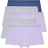 Hanes womens Originals Supersoft Underwear Boxer Briefs Pack, Panties, Viscose from Bamboo Underwear, 5-pack,