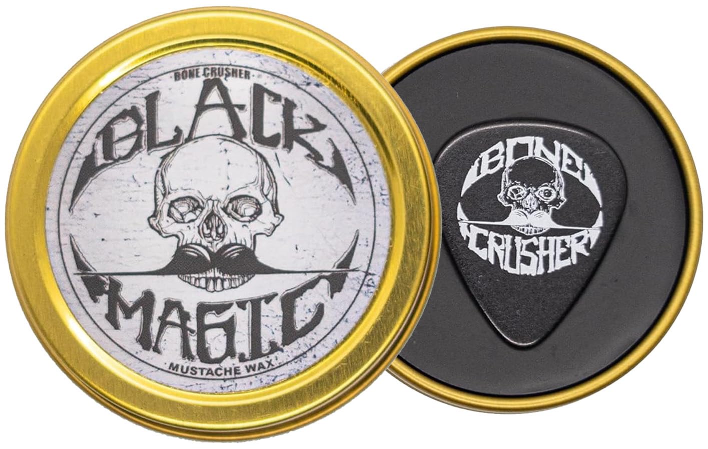 Death Grip Black Magic Moustache Wax | Extra Strong & Extra Tacky | 1oz (Bone Crusher)