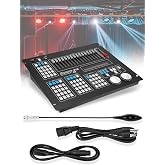 DMX512 Controller, 512 Channel DMX DJ Light Controller with LCD Display | DMX DJ Stage Lighting Console Board Ideal for Show, Party, KTV, Bar