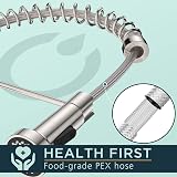 FORIOUS Kitchen Tap Spring Kitchen Sink Mixer High Arc 360 Swivel view 8