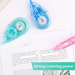 Vobou White Correction Tape, Easy To Use Applicator