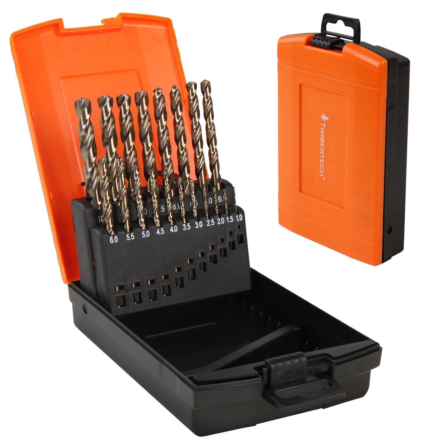 Juego de Brocas para Metal Llave de Vasos HSS Brocas Espirales 110 mm