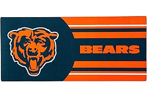 Team Sports America NFL Chicago Bears Sassafras Switch Mat Inserts, Interchangeable Front Door Mat Outdoor Entrance, Indoor Door Mats for Entryway, 22 x 10 Inches Sassafras Doormat Inserts
