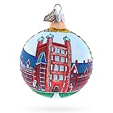Yale University, New Haven, Connecticut, USA Glass Ball Christmas Ornament 3.25 Inches