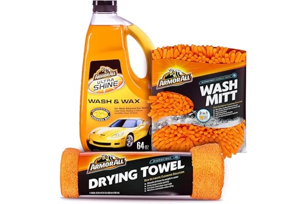 A complete home car wash and detailing kit