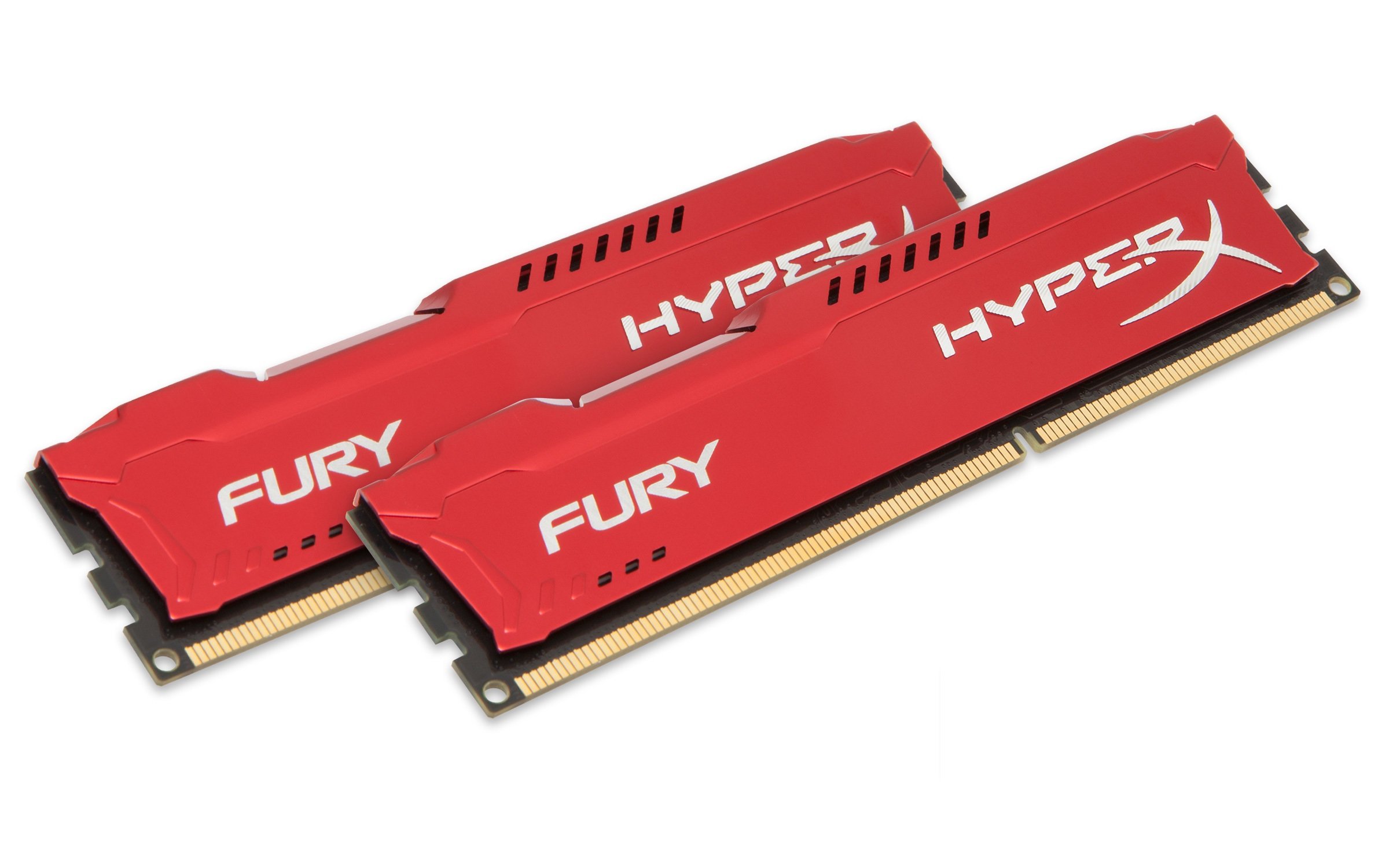 HyperX HX318C10FRK2/8 FURY Red, 8 GB, 1866 MHz DDR3 CL10 DIMM (Kit of 2)