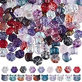 SUNNYCLUE 1 Box 120Pcs Cat Head Bead Glass Paw Print Beads Bulk Random Mixed Colorful Transparent Crystal Animal Cats Footprint Loose Spacers for Jewelry Making Bracelet Necklace DIY Craft Findings