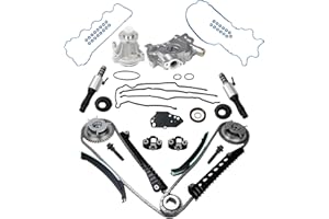 HAYIAUTO 5.4 Timing Chain Kit Cam Phaser Set Fit for Ford F150 F250 F350 Expedition for Lincoln Navigator Mark LT 5.4 3V Triton V8 Engine | Complete Repair Kit with VVT Solenoids & Gears | 3L3Z6M280EA