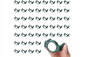 Aulock 50 pcs Strong Magnetic C9 Christmas Light Clips - Holiday String Light Hangers Gutter Hooks for Metal Steel Roofs Ridge, Green