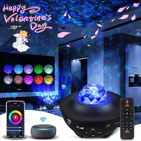 Amazon.com: Galaxy Projector Star Projector Work with Alexa Google Home