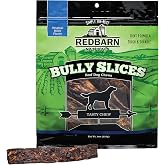 Redbarn Bully Slices for Dogs, Highly Palatable, Long-Lasting Natural Dental Treats with Functional Ingredients, 9 oz. (Pack 