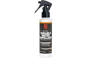 GEAR AID Revivex Durable Water Repellent (DWR) Spray for Restoring Waterproofing on Rainwear, Gore-TEX, Soft Shells, Waders, Tents, Ski, Paddle and Camping Gear, Various Sizes Available