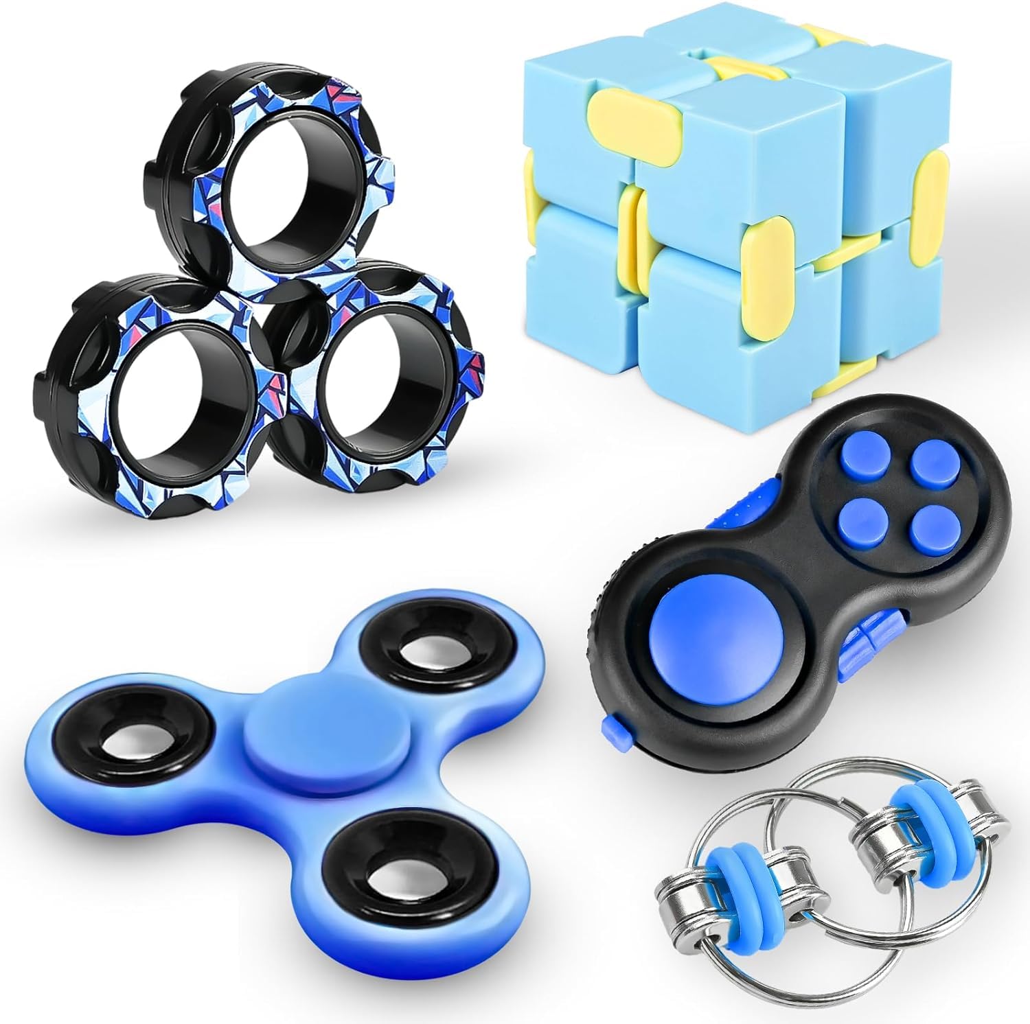 Fidget Cube Amazon Com Fidget Spinner 5Pcs Fidget Toys Adults Set