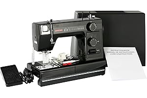 The Janome HD1000B Black Edition Heavy-Duty Sewing Machine with 14 Built-In Stitches, Made to last with HD Cast Aluminum Body
